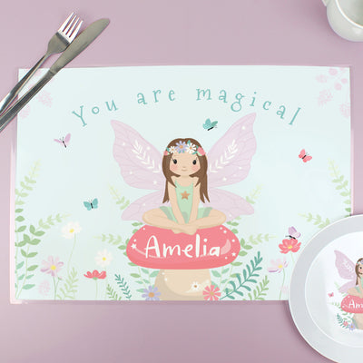 Personalised Toadstool Fairy Placemat Mealtime Essentials Everything Personal