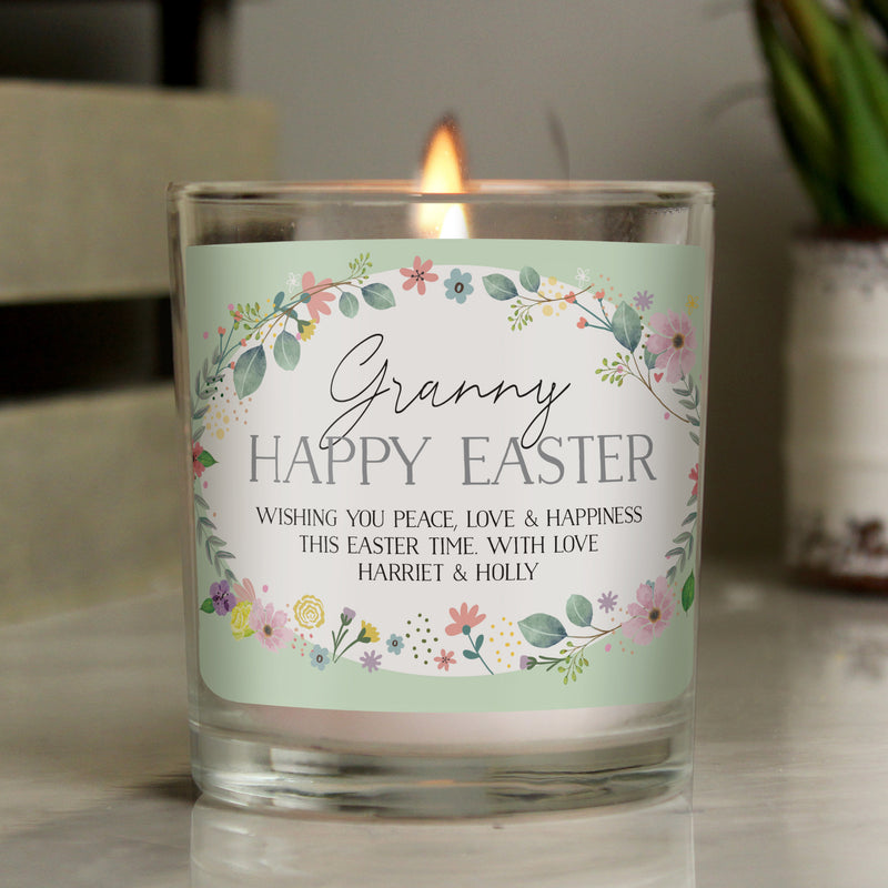Personalised Springtime Jar Candle Candles & Reed Diffusers Everything Personal