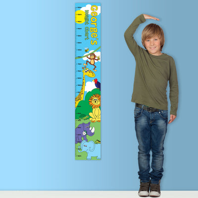 Personalised Zoo Height Chart Keepsakes Everything Personal