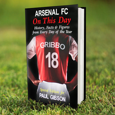 Personalised Arsenal On This Day Book Books Everything Personal
