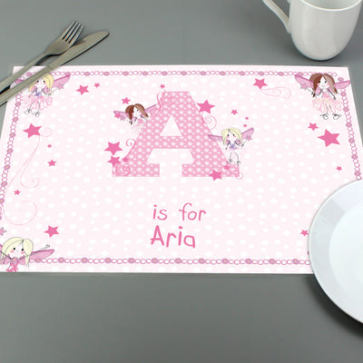 Personalised Fairy Placemat Mealtime Essentials Everything Personal
