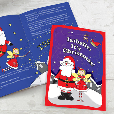 Personalised 'It's Christmas' Fairy Story Book Books Everything Personal