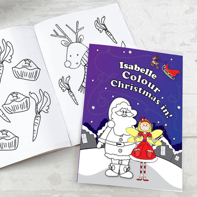 Personalised 'It's Christmas' Fairy Colouring Book Books Everything Personal