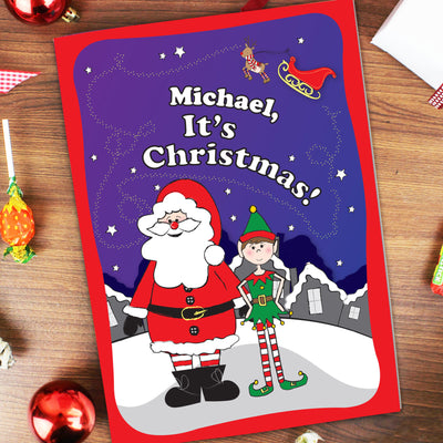 Personalised Its Christmas Elf Story Book Books Everything Personal
