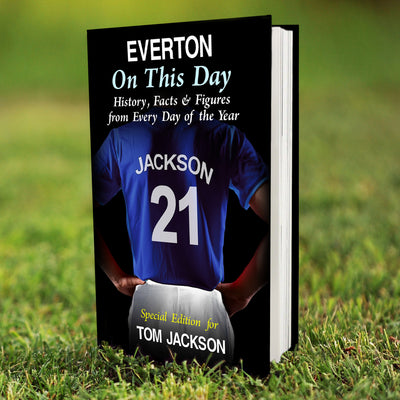 Personalised Everton on this Day Book Books Everything Personal