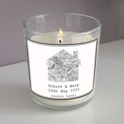 Personalised 1805 - 1874 Old Series Map Home Scented Jar Candle Candles & Reed Diffusers Everything Personal