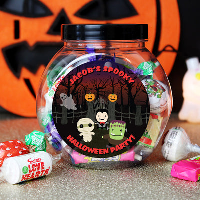 Personalised Halloween Sweet Jar Confectionery Everything Personal