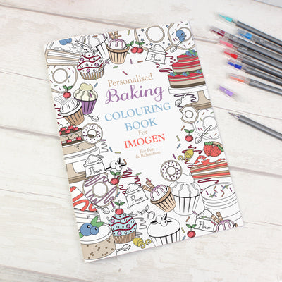 Personalised Baking Colouring Book Books Everything Personal