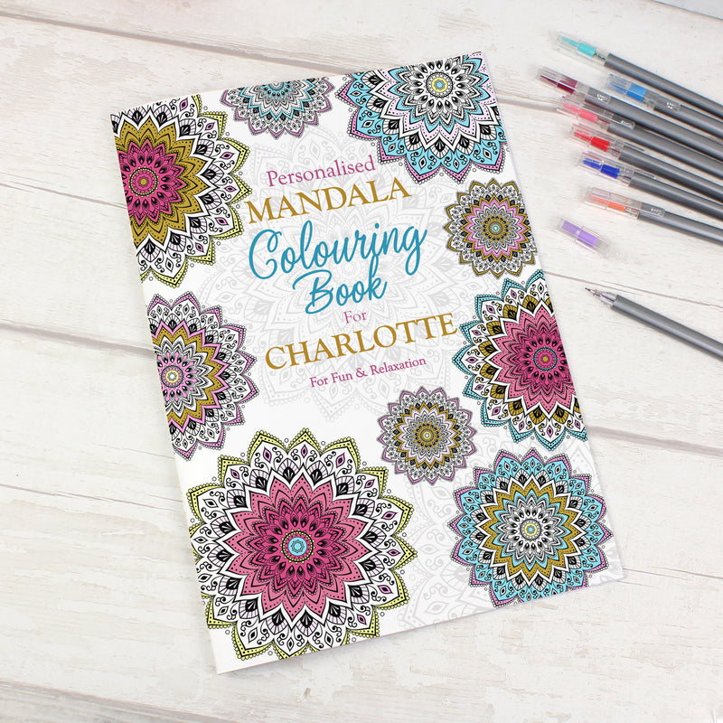 Personalised Mandala Colouring Book Books Everything Personal
