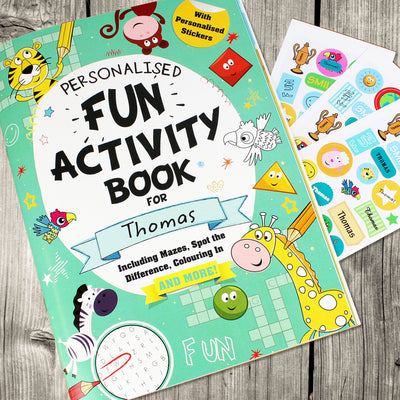 Personalised Activity Book with Stickers Books Everything Personal
