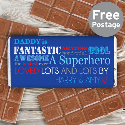 Personalised He Is Milk Chocolate Bar Confectionery Everything Personal