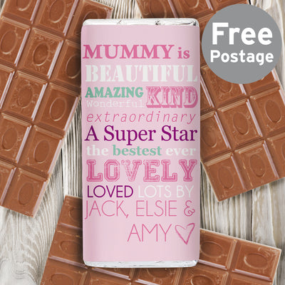 Personalised She Is... Milk Chocolate Bar Confectionery Everything Personal