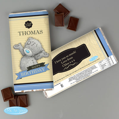 Personalised Me to You Milk Chocolate Bar For Him Confectionery Everything Personal