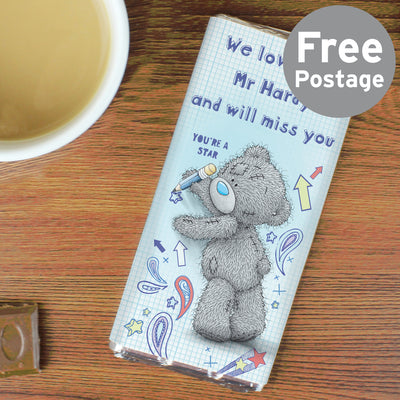 Personalised Me to You Teacher Milk Chocolate Bar Confectionery Everything Personal