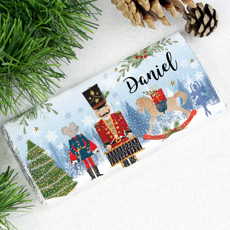 Personalised Nutcracker Milk Chocolate Bar Confectionery Everything Personal