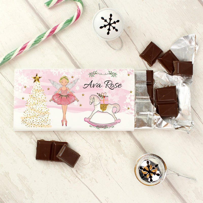 Personalised Sugar Plum Fairy Milk Chocolate Bar Confectionery Everything Personal