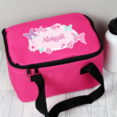 Personalised Butterfly Lunch Bag Textiles Everything Personal
