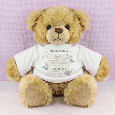 Personalised Garden Bloom Teddy Bear Plush Everything Personal