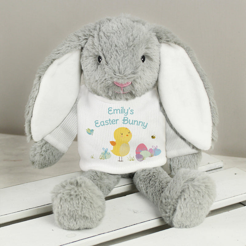Personalised Easter Meadow Bunny Rabbit Plush Everything Personal
