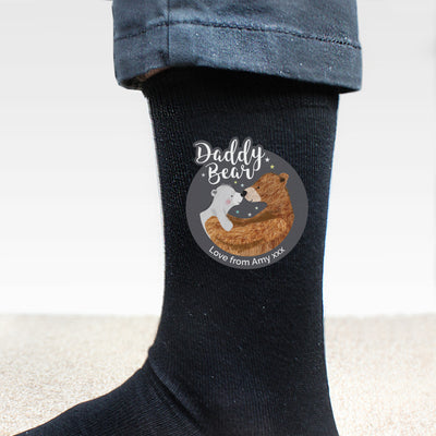 Personalised Daddy Bear Men's Socks Clothing Everything Personal
