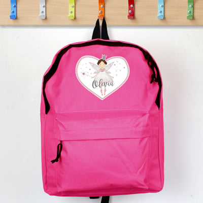 Personalised Fairy Princess Pink Backpack Textiles Everything Personal