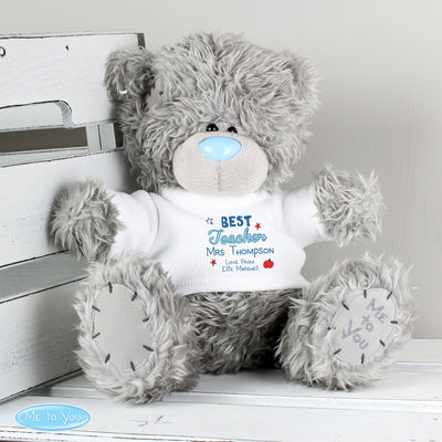 Personalised Me to You Bear Best Teacher Plush Everything Personal