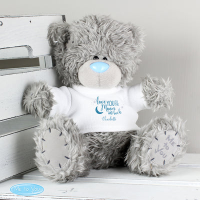 Personalised Me to You Bear 'To the Moon and Back' Plush Everything Personal