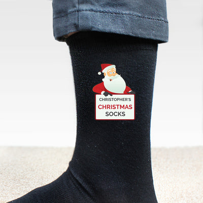 Personalised Santa Claus Christmas Socks Clothing Everything Personal