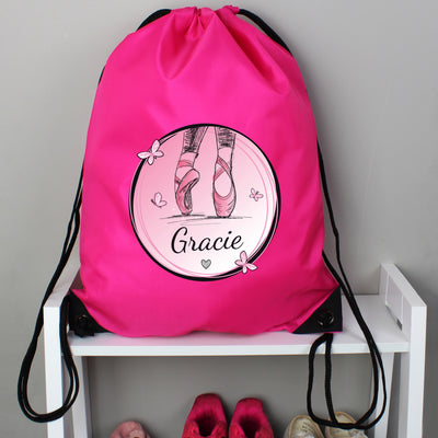Personalised Ballet Pink Kit Bag Textiles Everything Personal