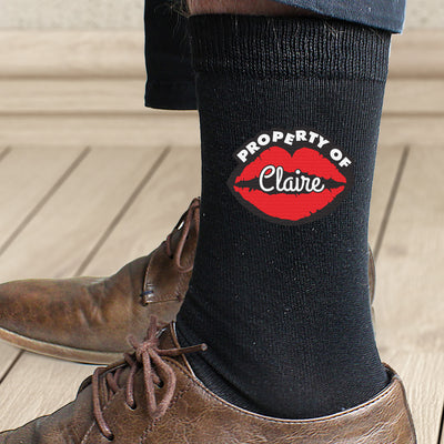 Personalised Property Of Mens Socks Clothing Everything Personal