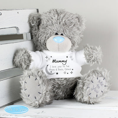 Personalised Moon & Stars Me To You Bear Plush Everything Personal