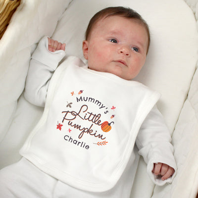 Personalised Little Pumpkin Bib Mealtime Essentials Everything Personal