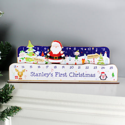 Personalised Make Your Own Santa Christmas Advent Countdown Kit Christmas Decorations Everything Personal