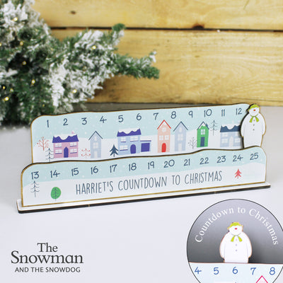 Personalised Make Your Own The Snowman Christmas Advent Countdown Kit Licensed Products Everything Personal
