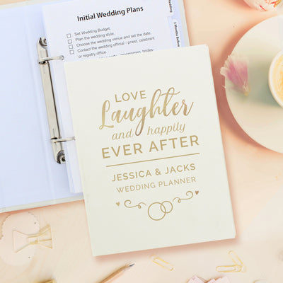 Personalised Happily Ever After Wedding Planner Stationery & Pens Everything Personal