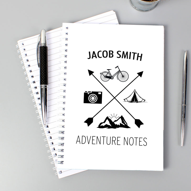 Personalised Adventure A5 Notebook Stationery & Pens Everything Personal