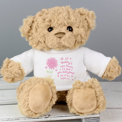 Personalised I'd Pick You Teddy Bear Plush Everything Personal