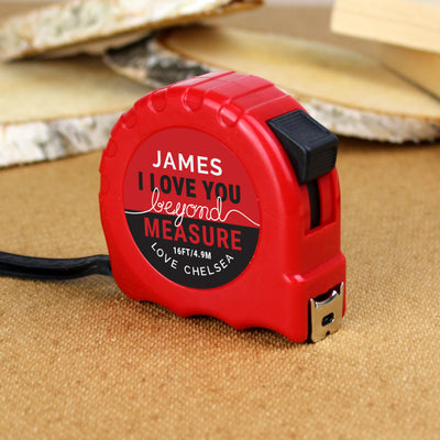 Personalised Beyond Measures Tape Measure Keepsakes Everything Personal