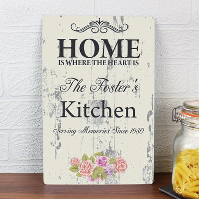 Personalised Shabby Chic Sign Hanging Decorations & Signs Everything Personal