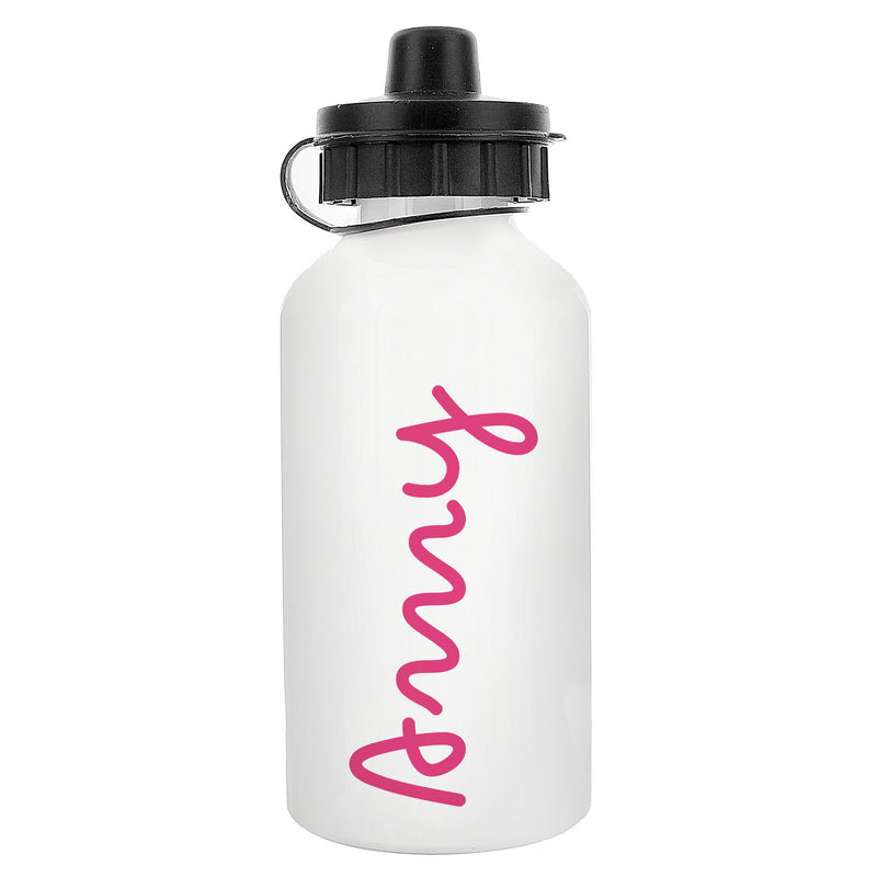Personalised Pink Name Island Drinks Bottle Mealtime Essentials Everything Personal