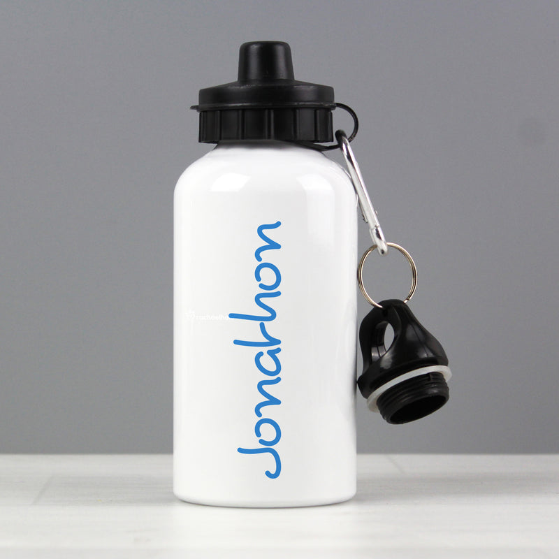 Personalised Blue Name Island Drinks Bottle Mealtime Essentials Everything Personal