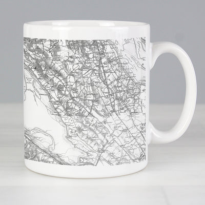 Personalised 1805 - 1874 Old Series Map Mug Mugs Everything Personal