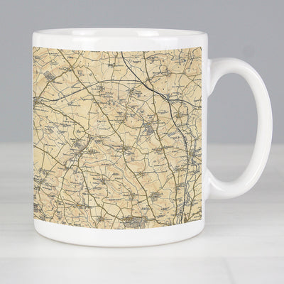 Personalised 1896 - 1904 Revised New Map Mug Mugs Everything Personal