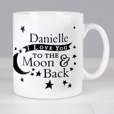 Personalised To the Moon and Back... Mug Mugs Everything Personal