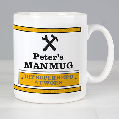 Personalised Man At Work Mug Mugs Everything Personal