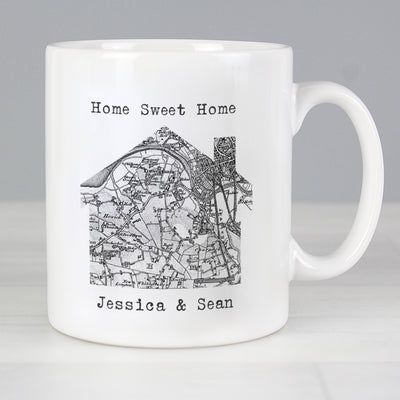 Personalised 1805 - 1874 Old Series Map Home Mug Mugs Everything Personal