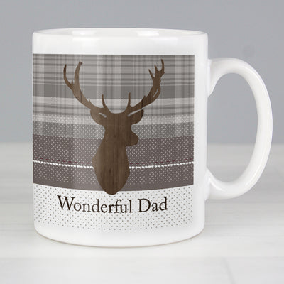 Personalised Highland Stag Mug Mugs Everything Personal
