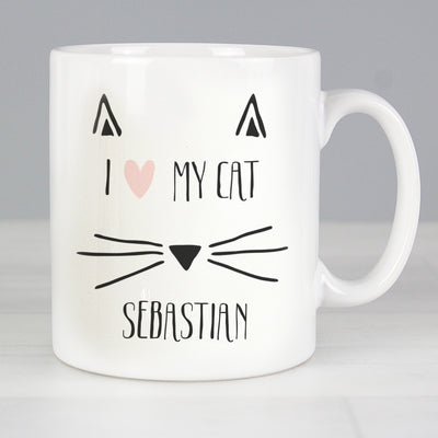 Personalised Cat Features Mug Mugs Everything Personal
