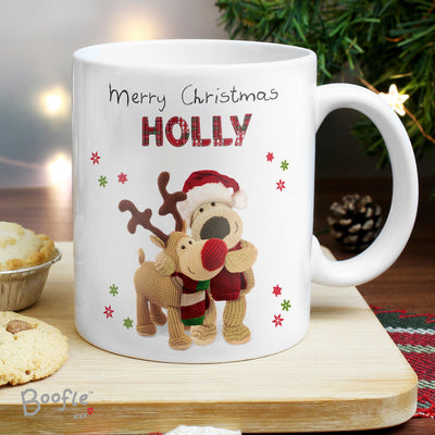 Personalised Boofle Christmas Reindeer Mug Mugs Everything Personal