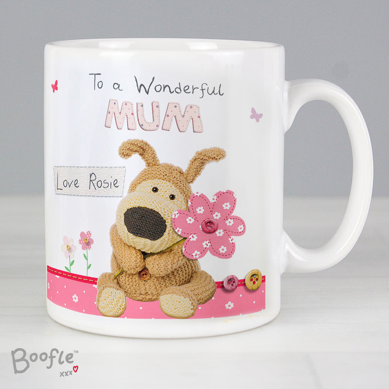 Personalised Boofle Flowers Mug Mugs Everything Personal